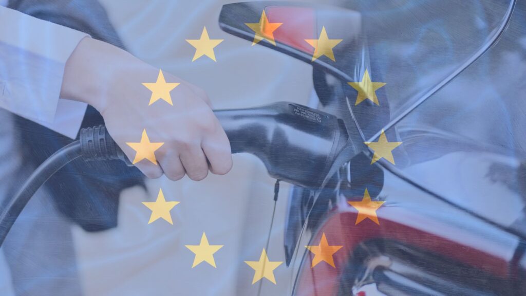 voiture électrique en Europe // Source : Montage Numerama voiture électrique en Europe // Source : Montage Numerama