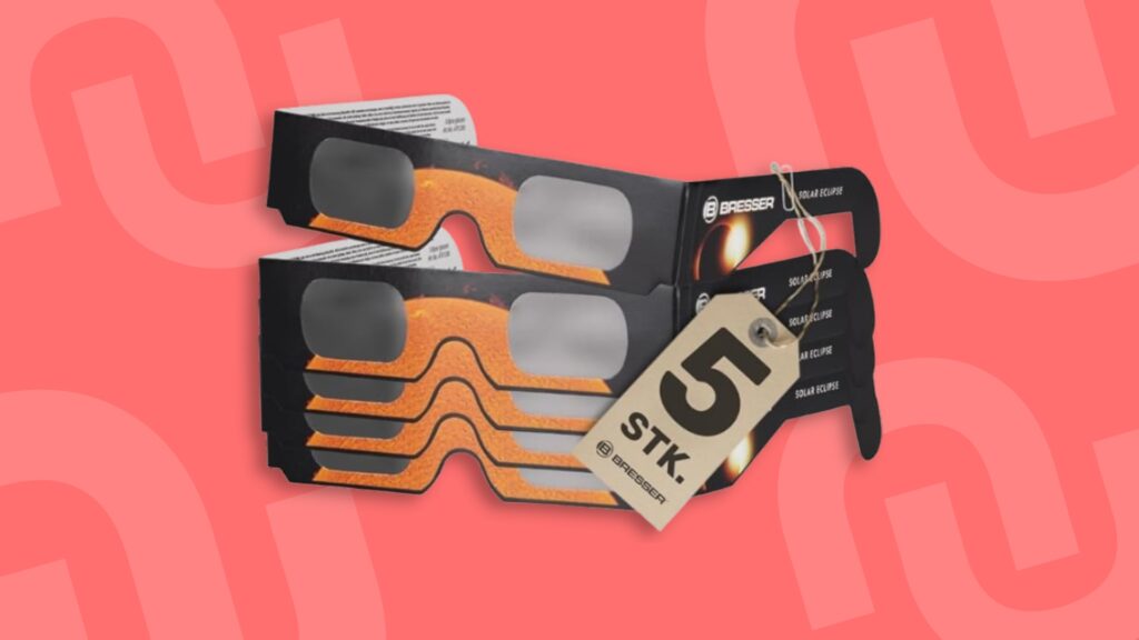 Lot de 5 Lunettes éclipse solaire Bresser