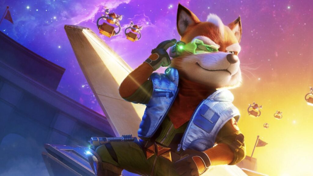 Fox McCloud dans Super Mario Galaxy Le Film // Source : Nintendo