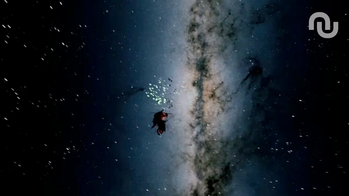 Crimson Desert dans l'espace // Source : Capture YouTube Crimson Desert dans l'espace // Source : Capture YouTube