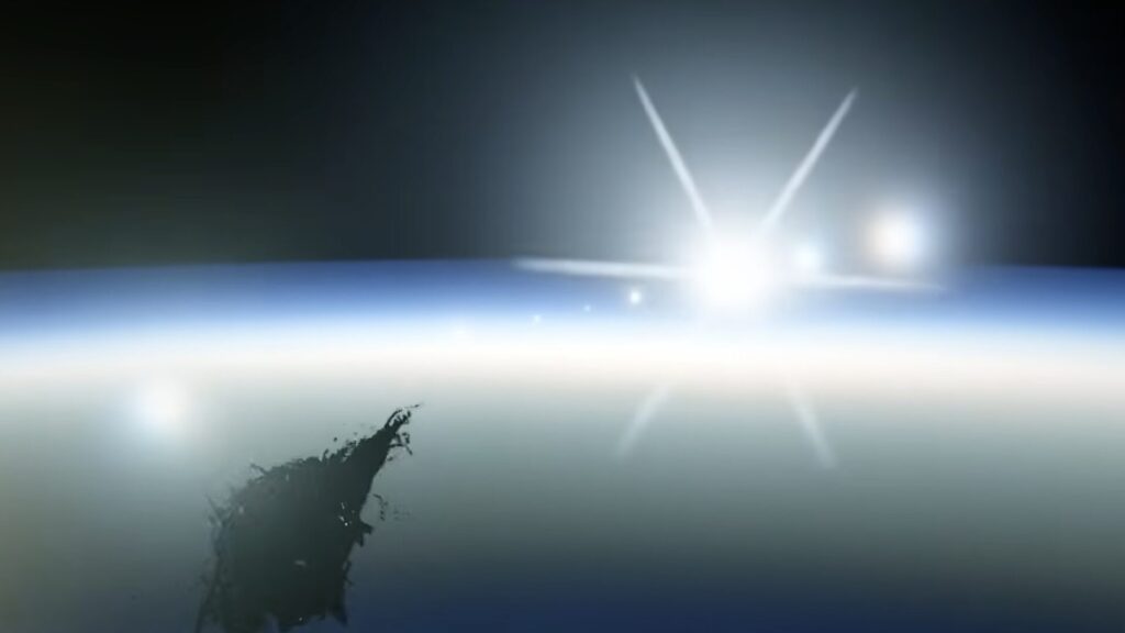 Crimson Desert dans l'espace // Source : Capture YouTube Crimson Desert dans l'espace // Source : Capture YouTube