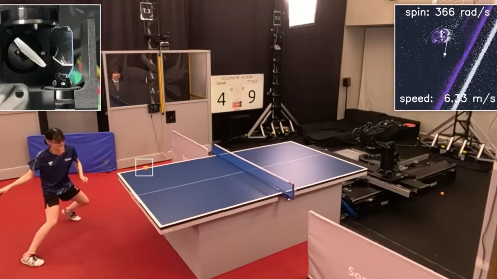 Un robot de Sony bat l’élite des pongistes  