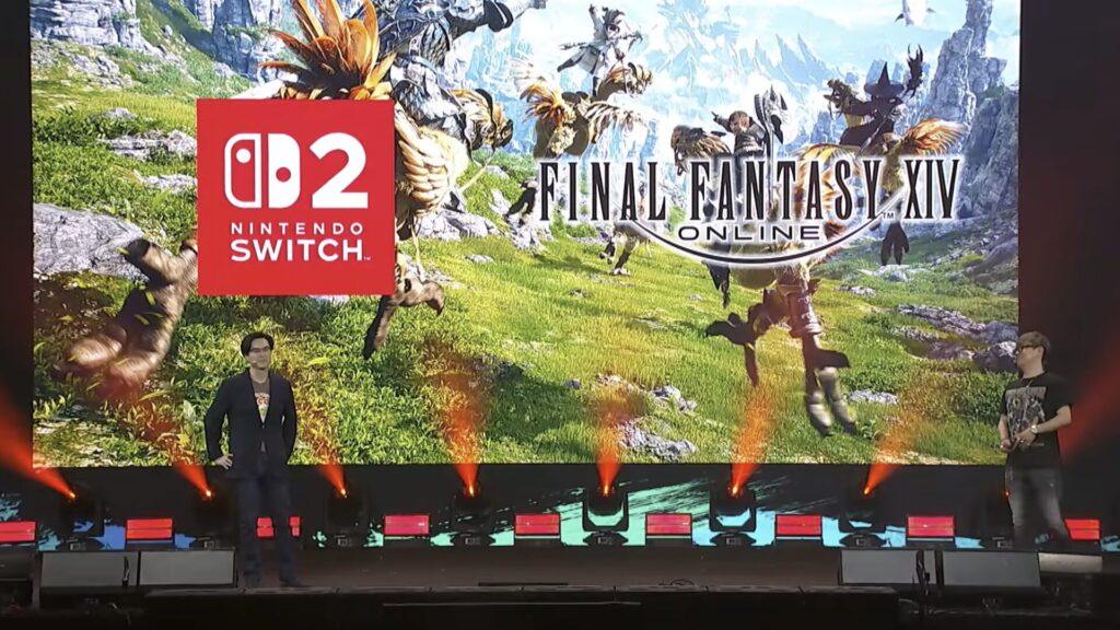 Final Fantasy XIV sur Nintendo Switch 2 // Source : Capture YouTube