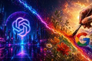 ChatGPT et Gemini. // Source : Image générée par ChatGPT Images 2.0.