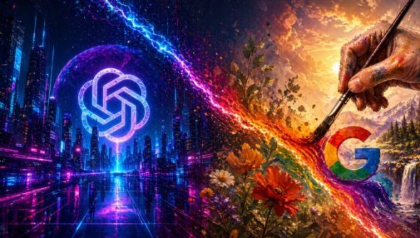 ChatGPT et Gemini. // Source : Image générée par ChatGPT Images 2.0.