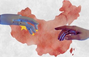 éducation homme-machine Chine // Source : montage Numerama