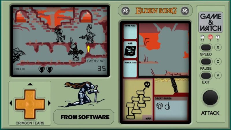 Vous pouvez maintenant jouer à Elden Ring sur la Game &amp; Watch de Nintendo