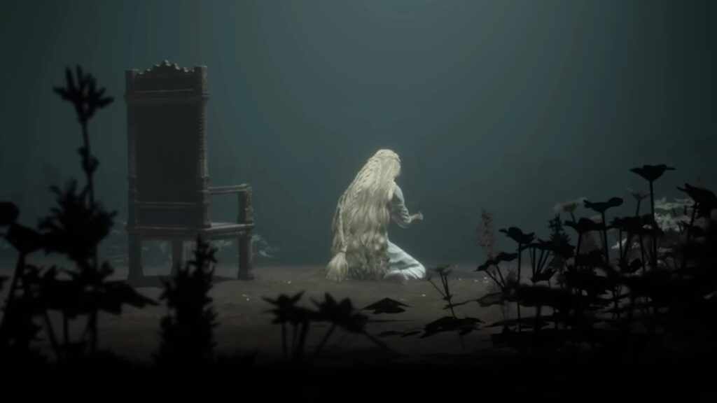 Miquella dans la sc&egrave;e coup&eacute;e d'EldenRing // Source : Lance Mcdonal/FromSoftware