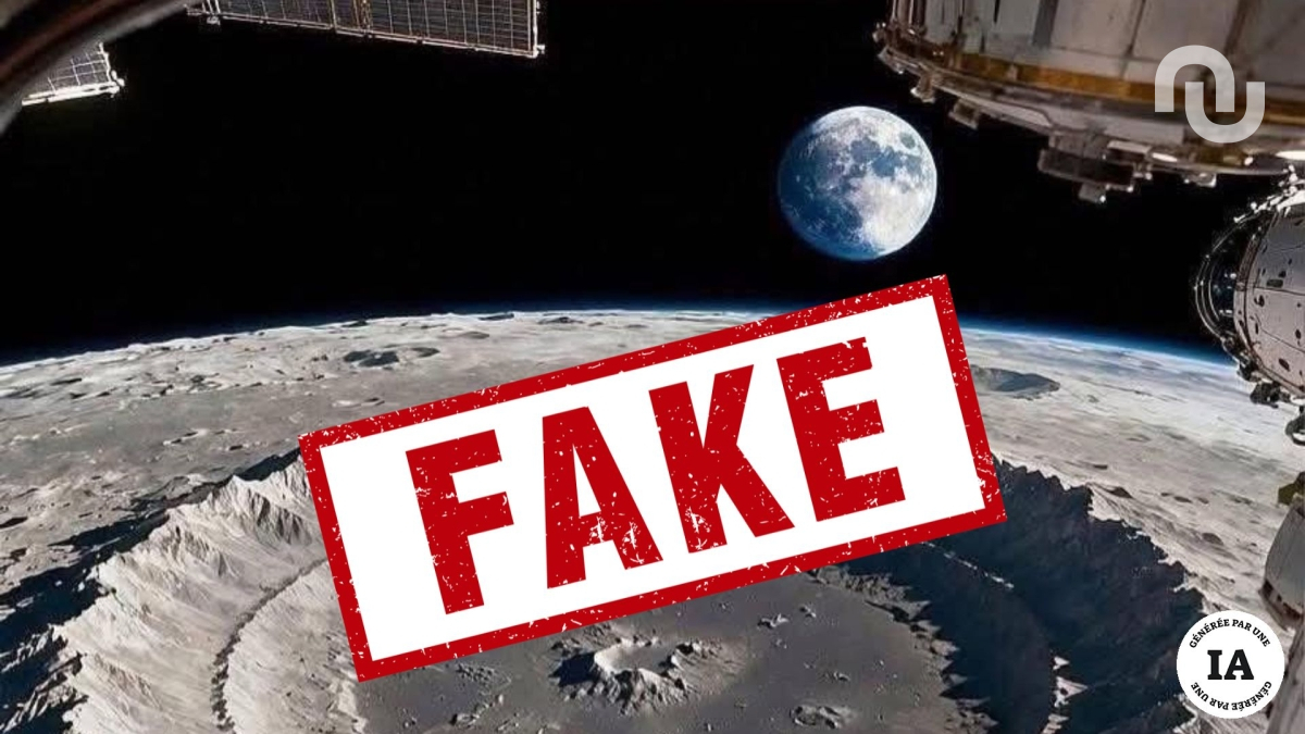 Artémis II. // Source : Nasa (image recadrée) Artémis II. // Source : Nasa (image recadrée)