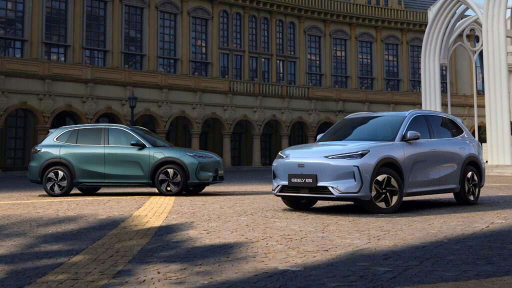 Le Geely E5. // Source : Geely