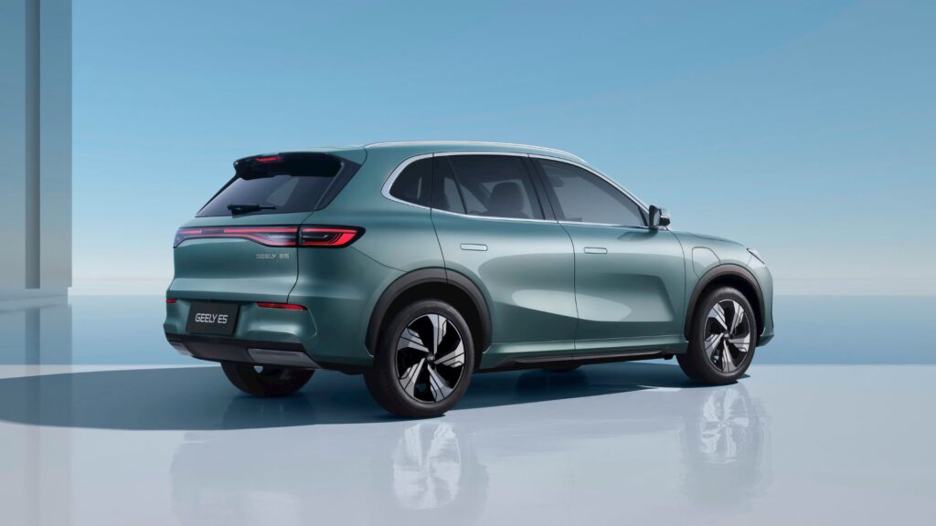 Le Geely E5. // Source : Geely