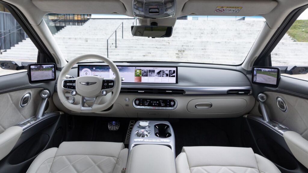 L'int&eacute;rieur du Genesis GV60. // Source : Genesis