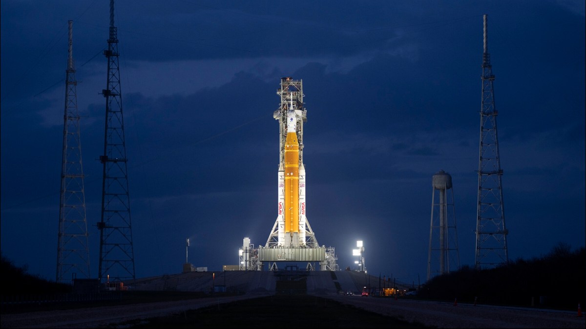 SLS avant Artémis II. Source : Nasa