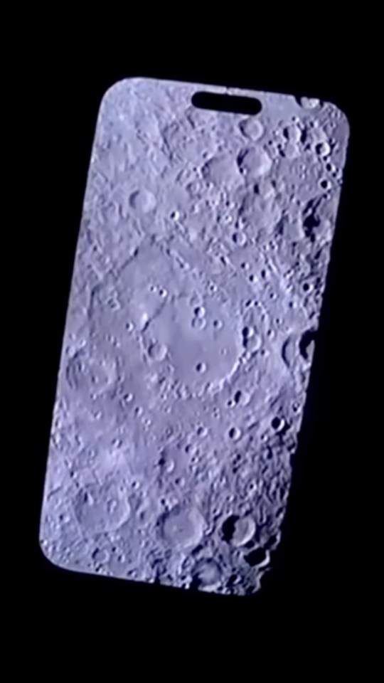 La Lune photographiée sur un iPhone 17 Pro Max. // Source : Nasa La Lune photographiée sur un iPhone 17 Pro Max. // Source : Nasa