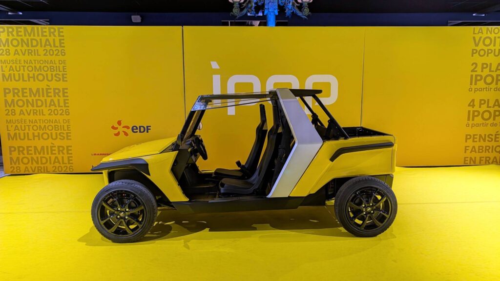 Lancement quadricycle Ipop // Source : Raphaelle Baut pour Numerama