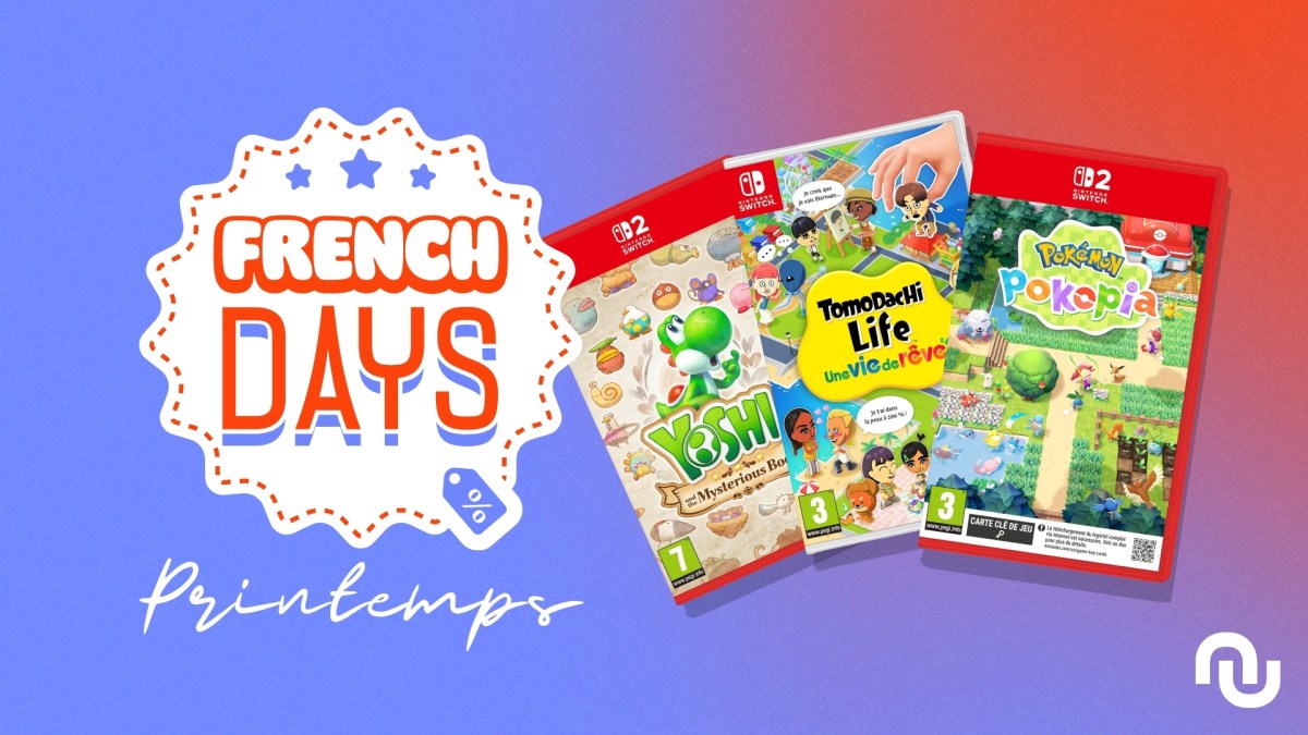 Jeux switch 2 promo french days // Source : Numerama
