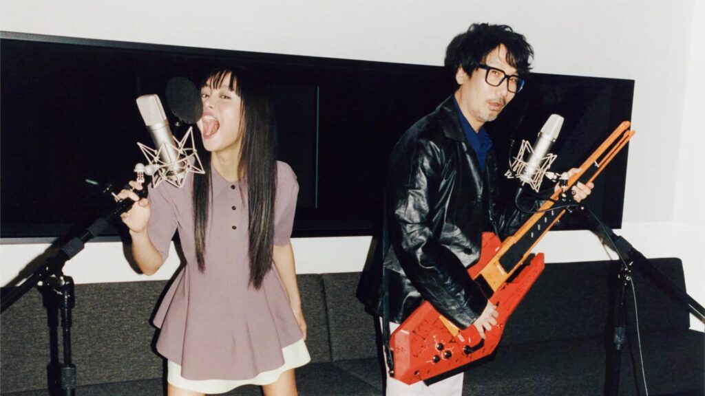 Hideo Kojima et l'actrice Shiori Kutsuna pour Vogue Japan // Source : Vogue Japan