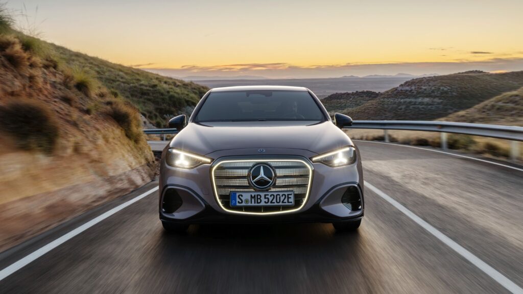 La Mercedes Classe C &eacute;lectrique (2026). // Source : Mercedes-Benz