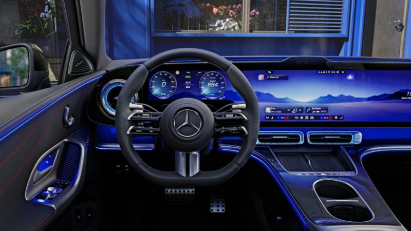 L’intérieur de la future Mercedes Classe C électrique va vous en mettre plein la vue