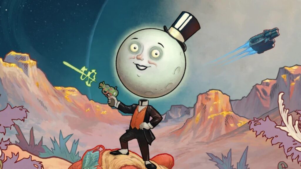 L'Homme de la Lune dans Outer World // Source : Obsidian Entertainment