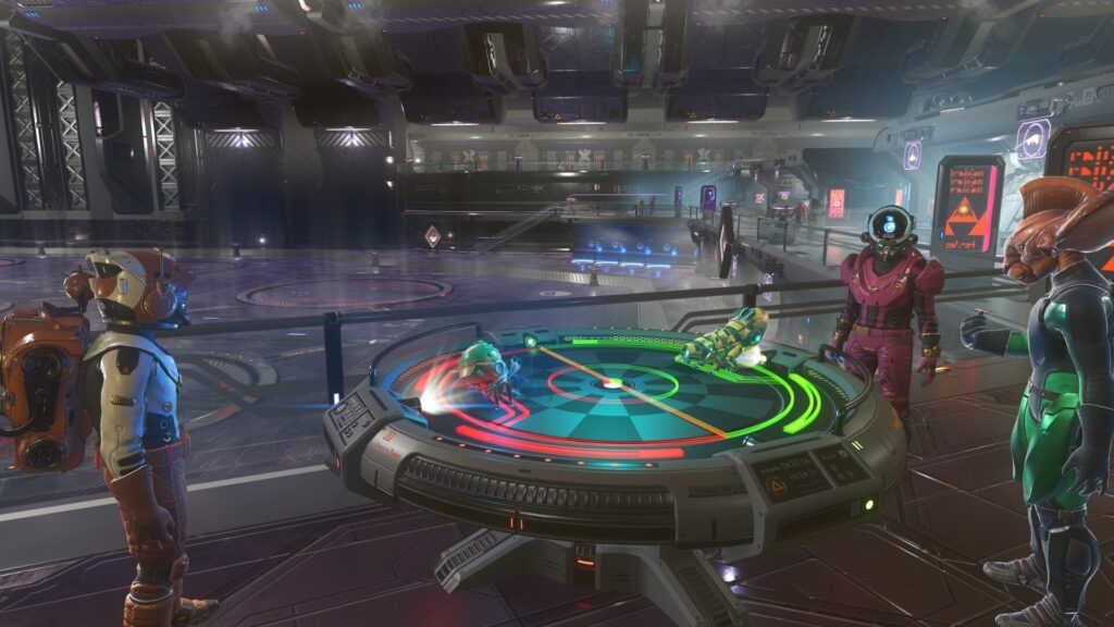 L'ar&ecirc;ne de combat de la mise &agrave; jour. // Source : Hello Games