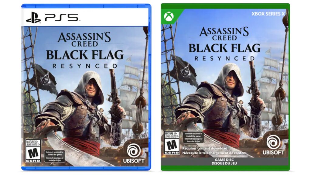 Les jaquettes de Assassin's Creed Black Flag Resynced // Source : Best Buy