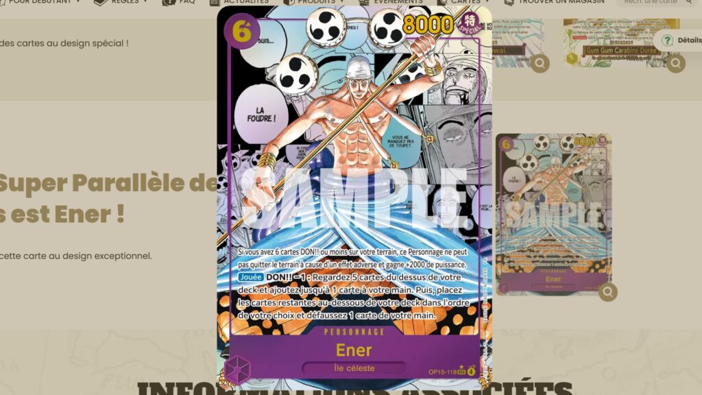 One Piece TCG // Source : Bandai
