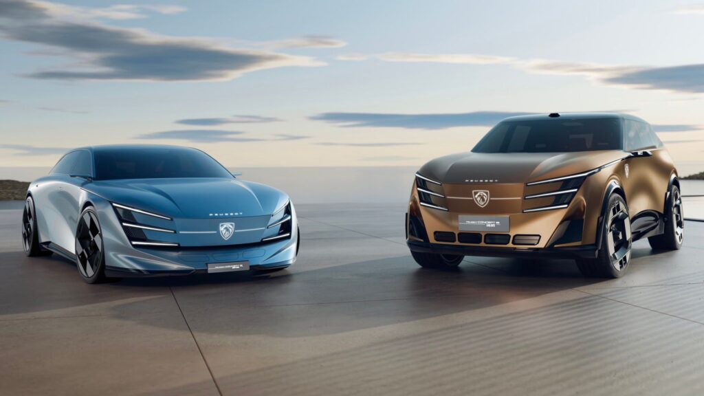 Peugeot Concept 6 et Concept 8.. // Source : Peugeot