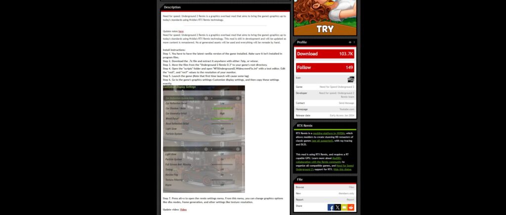 Le ReadMe des mods peut être bien caché