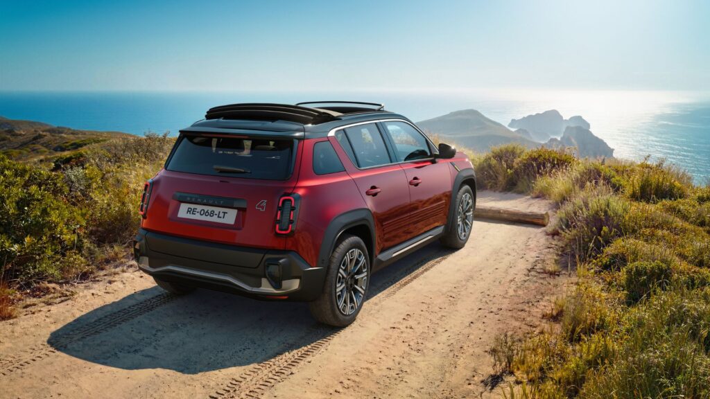 La nouvelle Renault 4 E-Tech Plein Sud. // Source : Renault