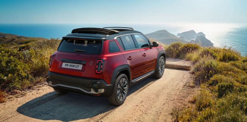 La nouvelle Renault 4 E-Tech Plein Sud. // Source : Renault