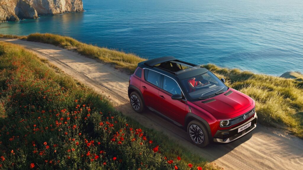 La nouvelle Renault 4 E-Tech Plein Sud. // Source : Renault