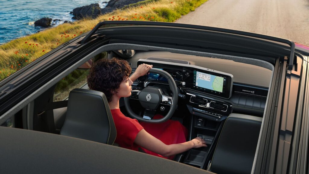 La nouvelle Renault 4 E-Tech Plein Sud. // Source : Renault