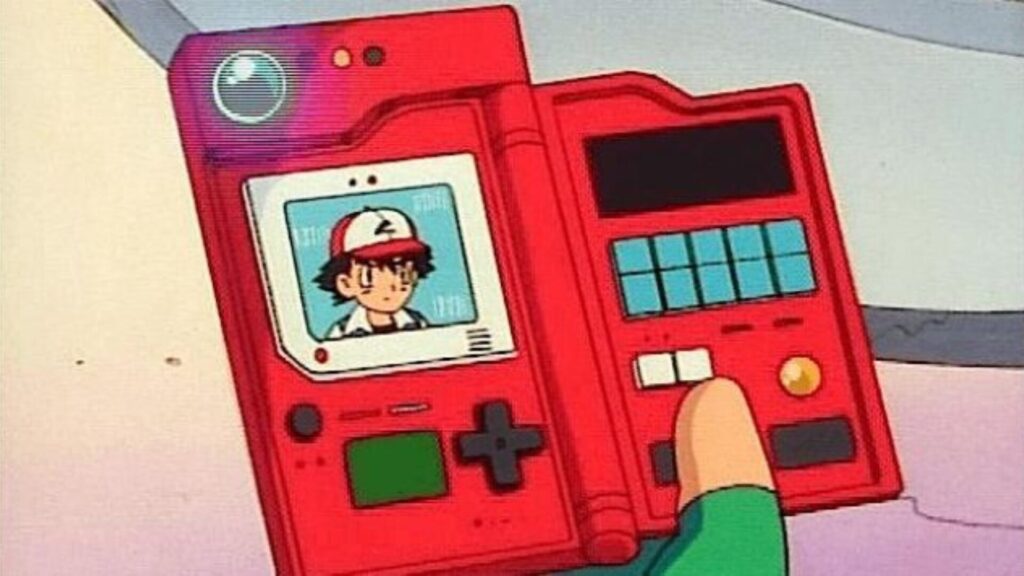 Le Pokédex de Sacha dans l'anime Pokémon // Source : TV Tokyo Le Pokédex de Sacha dans l'anime Pokémon // Source : TV Tokyo