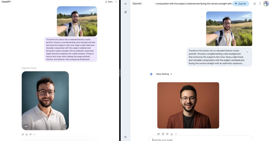ChatGPT Images 2.0 &agrave; gauche / Nano Banana 2 &agrave; droite.