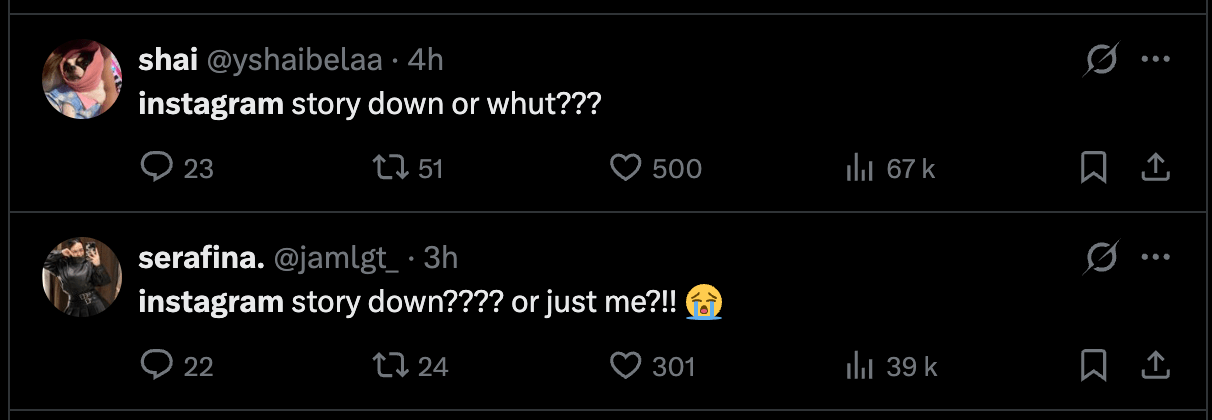 Il y a de très nombreux tweets sur Instagram.