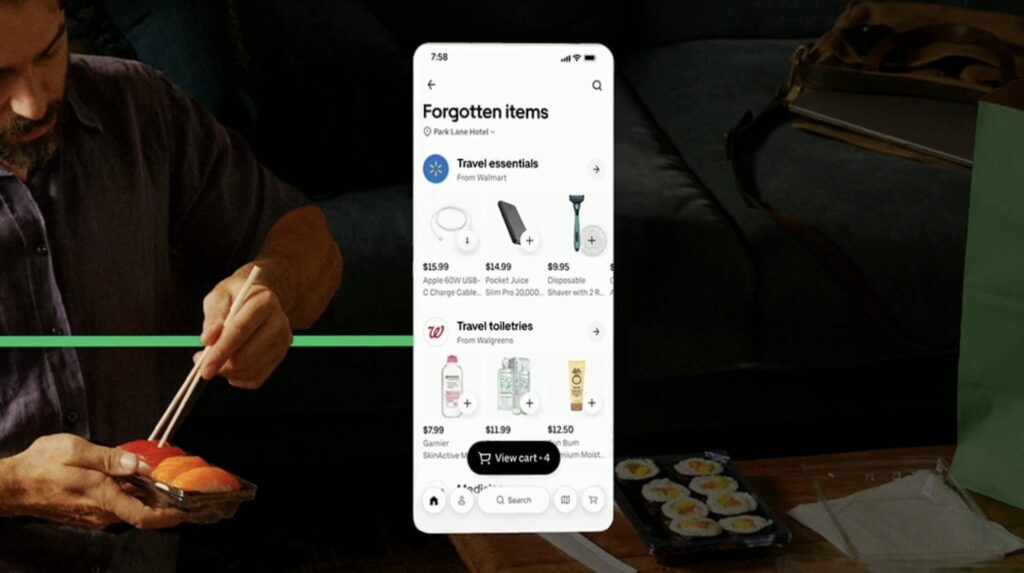 La section &laquo; Objets oubli&eacute;s &raquo; dans le mode voyage.