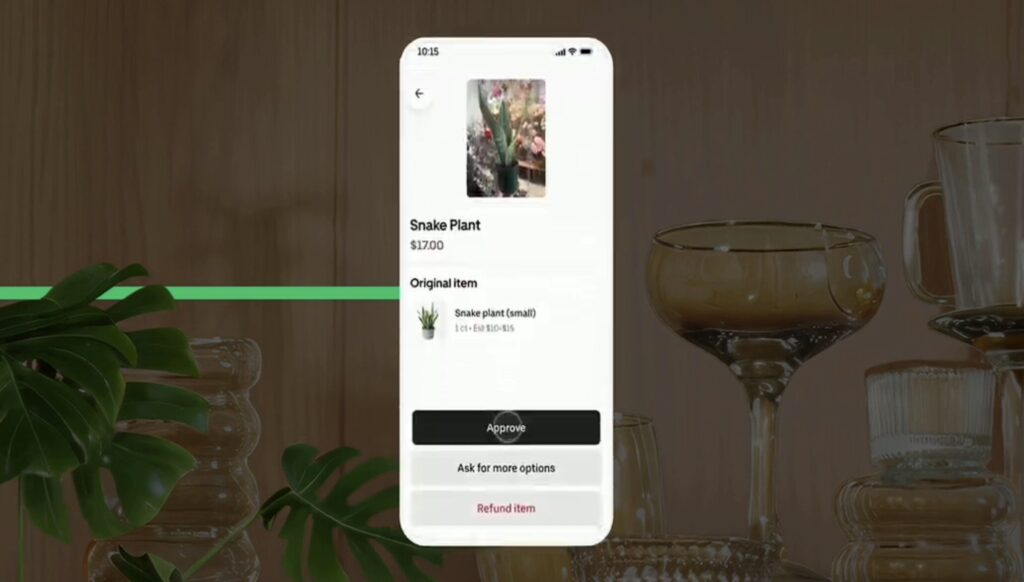Un livreur peut aller dans votre magasin pr&eacute;f&eacute;r&eacute; r&eacute;cup&eacute;rer une commande sur mesure.