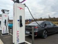 Station Ionity avec des bornes défectueuses // Source : Raphaelle Baut pour Numerama Station Ionity avec des bornes défectueuses // Source : Raphaelle Baut pour Numerama