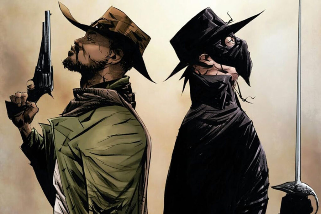 Django et Zorro, le Comics de Tarantino // Source :  Dynamite Entertainment