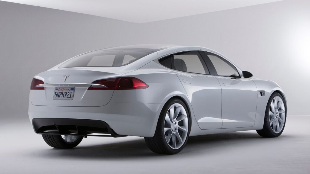 Le concept de la Tesla Model S (2009) // Source : Tesla