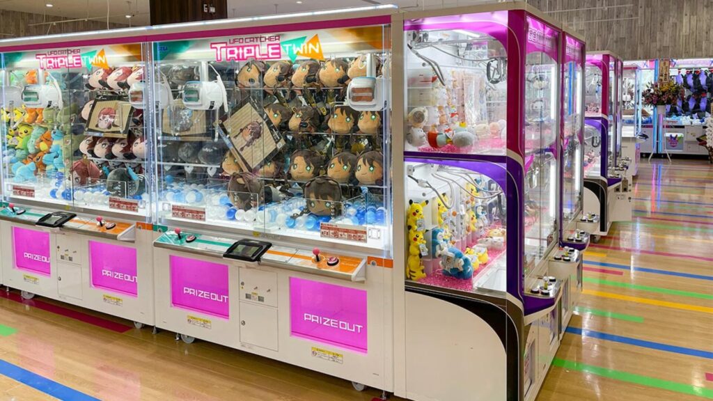 Des UFO Catchers au Japon // Source : Taito