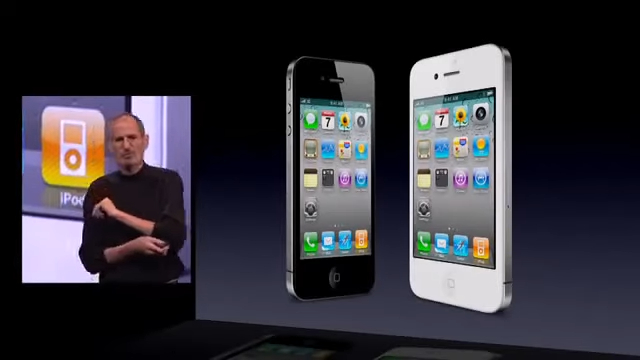 Steve Jobs avait d&eacute;voil&eacute; les deux couleurs de l'iPhone 4 en m&ecirc;me temps.