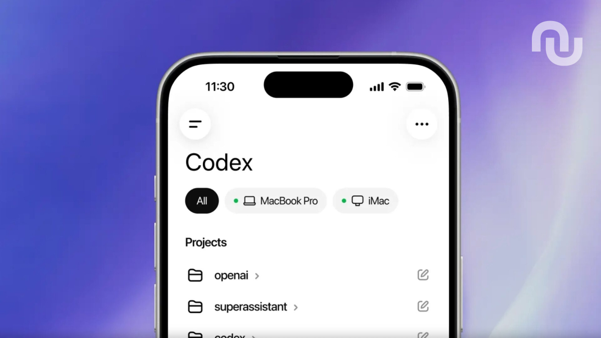 Codex sur smartphone. // Source : OpenAI Codex sur smartphone. // Source : OpenAI