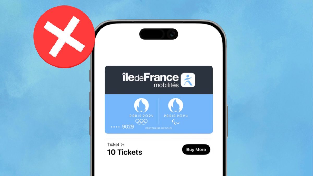 Bientôt la fin des tickets de métro sur l’iPhone ? Pourquoi ce service pourrait disparaître // Source : Numerama / IDFM