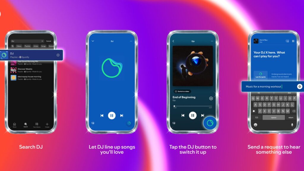 Le DJ sur Spotify.  // Source : Spotify 
