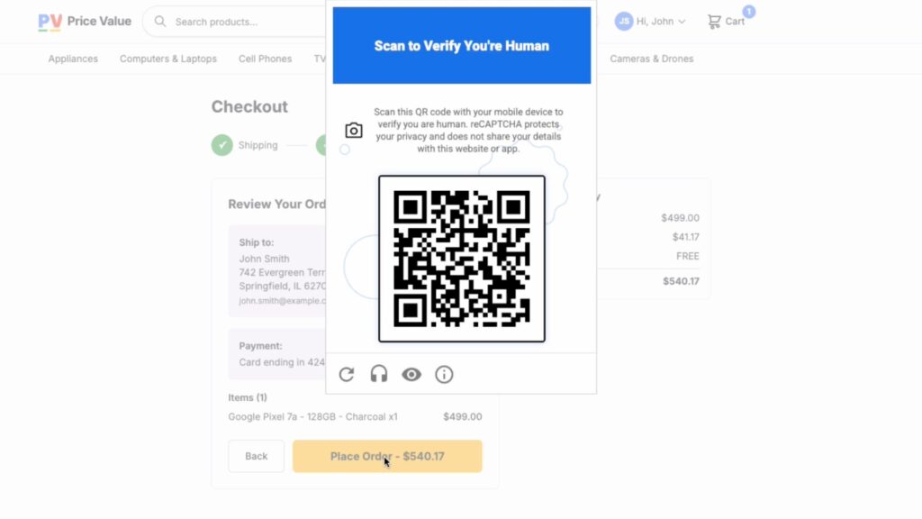 Google a pr&eacute;sent&eacute; Cloud Fraud Defense, la nouvelle &eacute;volution de reCAPTCHA fin avril 2026.  // Source : Google 