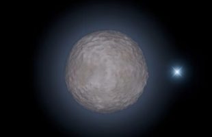 Animation qui montre comment l'occultation permet de déduire la présence d'une atmosphère. // Source : Capture YouTube NPG Press (image recadrée)