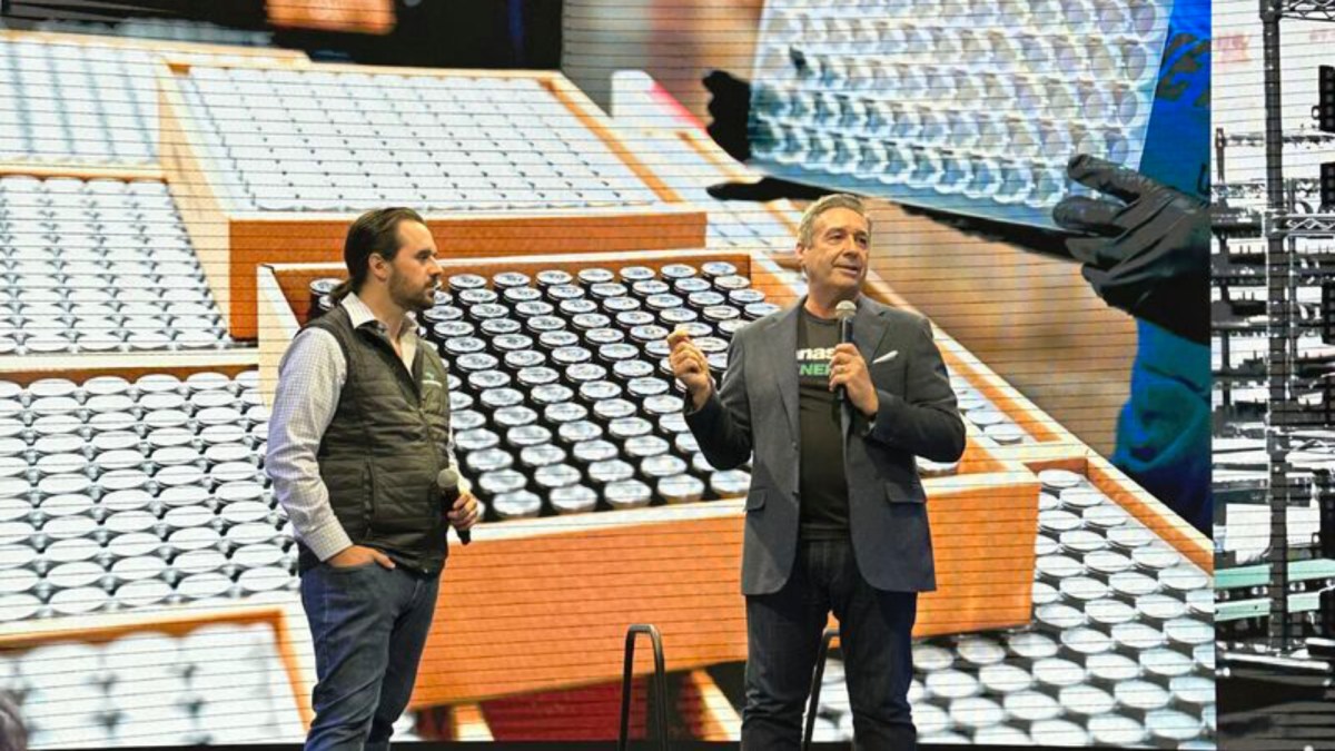 Allan Swan de Panasonic Energy à ACC // Source : Allan Swan sur LinkedIn