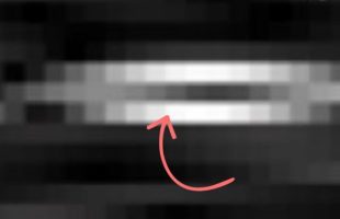 Il y a 4 humains dans ces pixels. // Source : JPL & NSF/AUI/NSF NRAO ; annotation Numerama
